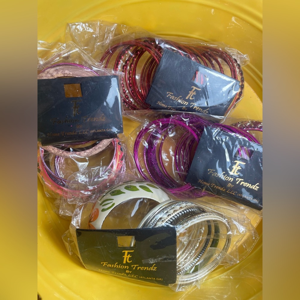 Traditional styled bangle bracelets